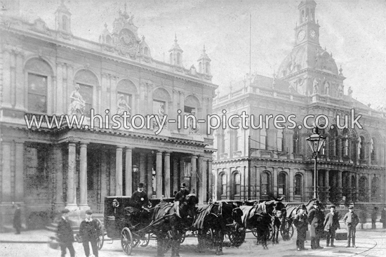 The Post Office and Town Hall, Ipswich, Suffolk. c.1906